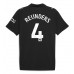 Maillot de foot Manchester City Tijjani Reijnders #4 Extérieur vêtements 2025-26 Manches Courtes